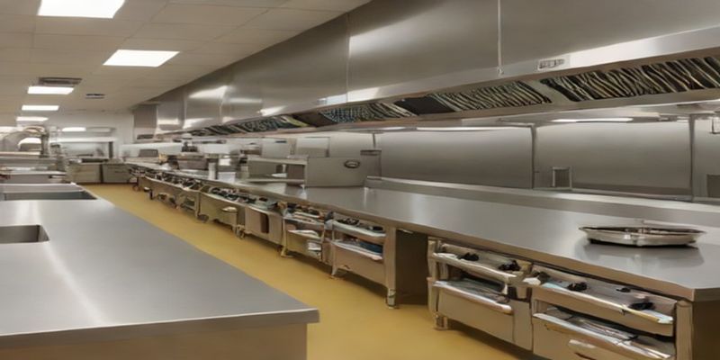 업소용 주방 전경